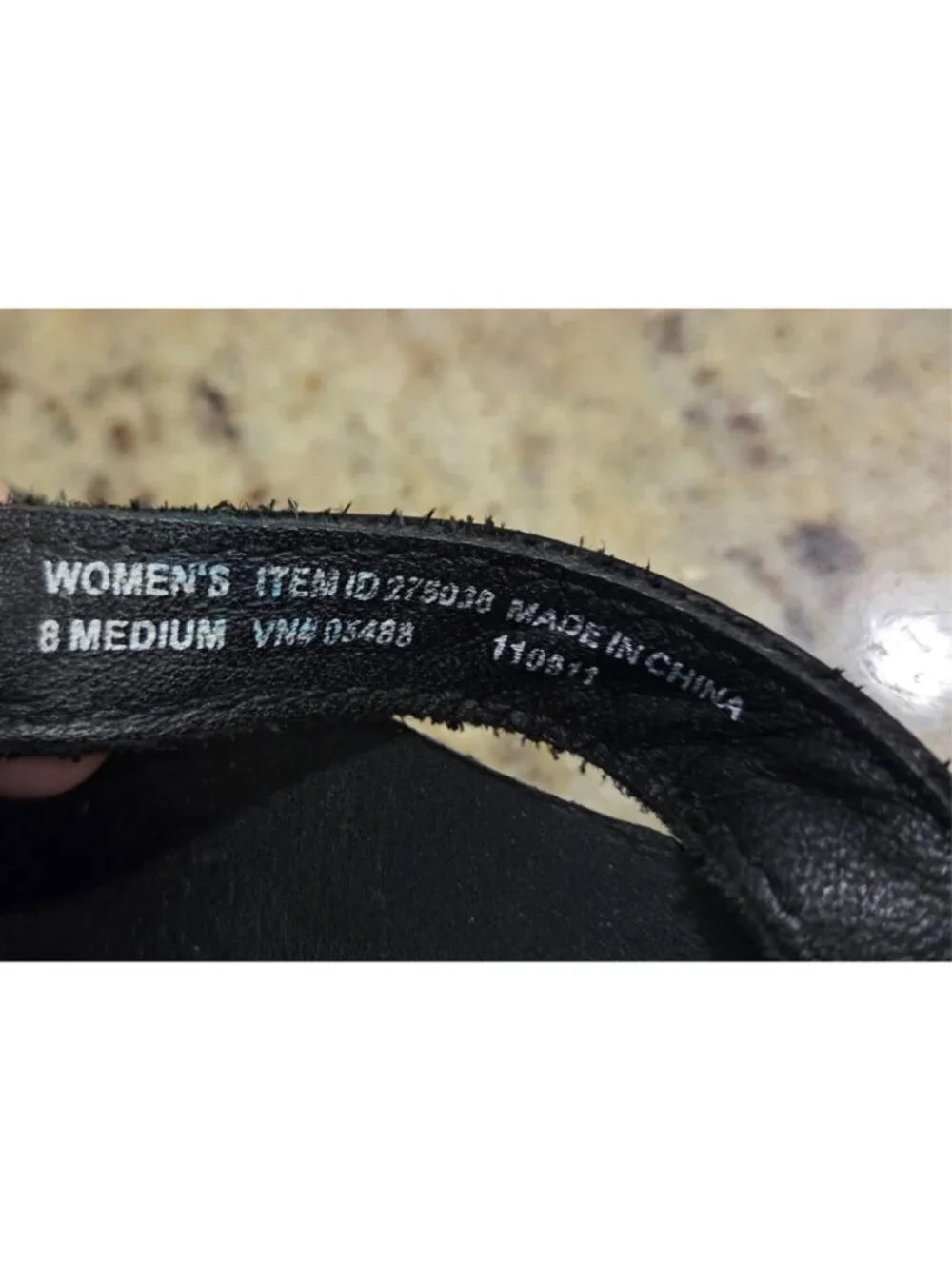 LL Bean Women’s Size 8 Black Flop Flops 275038 - Picture 8 of 12